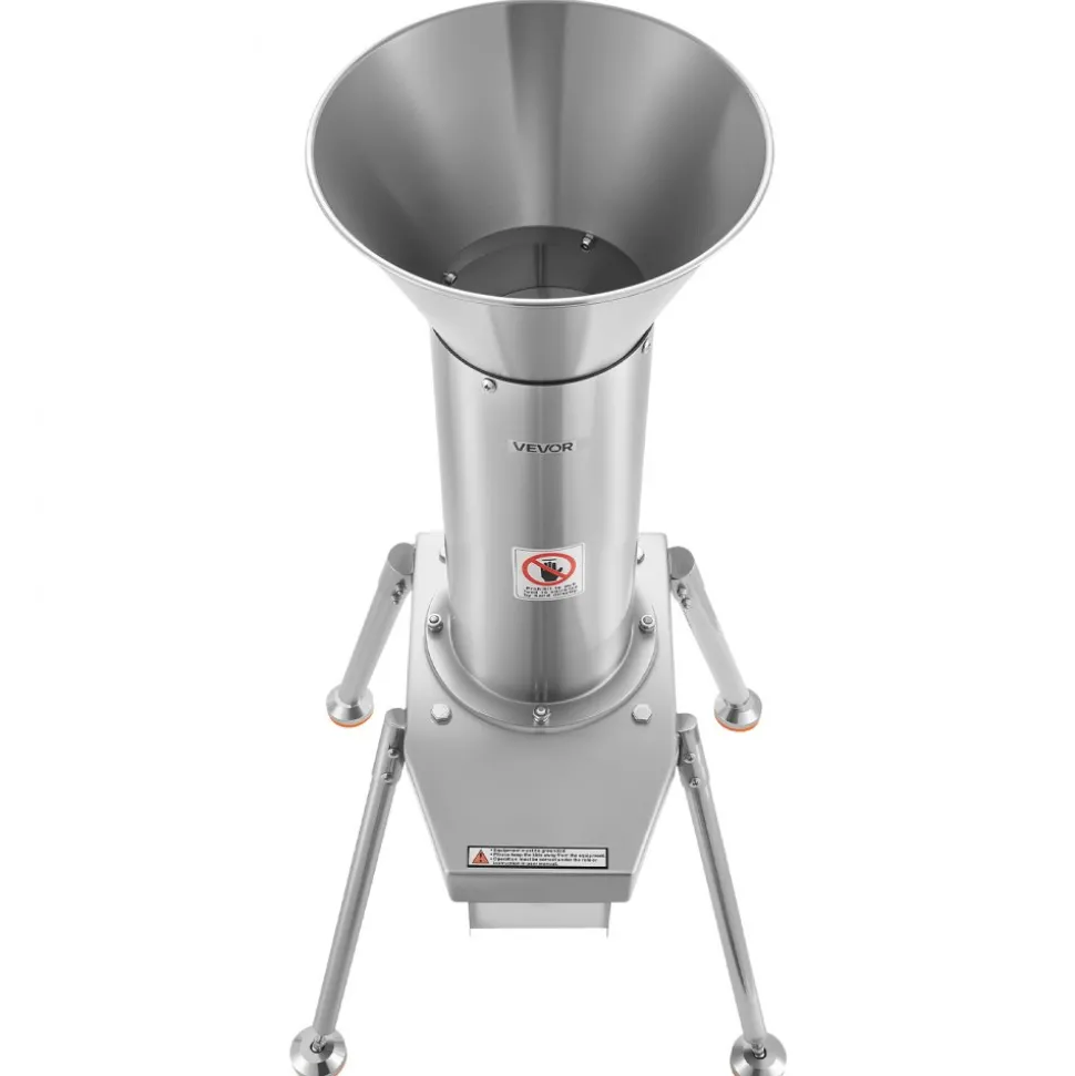 VEVOR 1100W Electric Fruit Apple Crusher, SUS304 Freestanding Crushing Machine, Grinds Whole Apples Up to 3.15" Dia, 164 KG/H Capacity, Cider Press for Apples, Pears, Pineapple, Guava, Carrot, Potato