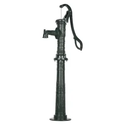 VEVOR Well Hand Pitcher Pump, 25 ft Maximum Lift, Antique Cast Iron Manual Hand Water Pump, NPT 1-1/4 in Connection, Easy Installation, Old Fashioned for Outdoor Garden, Pond, Backyard, Farm, Green