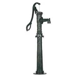 VEVOR Well Hand Pitcher Pump, 25 ft Maximum Lift, Antique Cast Iron Manual Hand Water Pump, NPT 1-1/4 in Connection, Easy Installation, Old Fashioned for Outdoor Garden, Pond, Backyard, Farm, Green