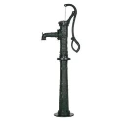 VEVOR Well Hand Pitcher Pump, 25 ft Maximum Lift, Antique Cast Iron Manual Hand Water Pump, NPT 1-1/4 in Connection, Easy Installation, Old Fashioned for Outdoor Garden, Pond, Backyard, Farm, Green