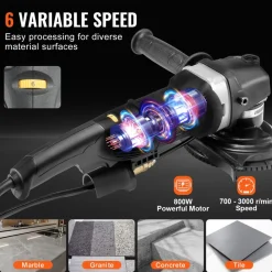 VEVOR Wet Polisher 800W, 4