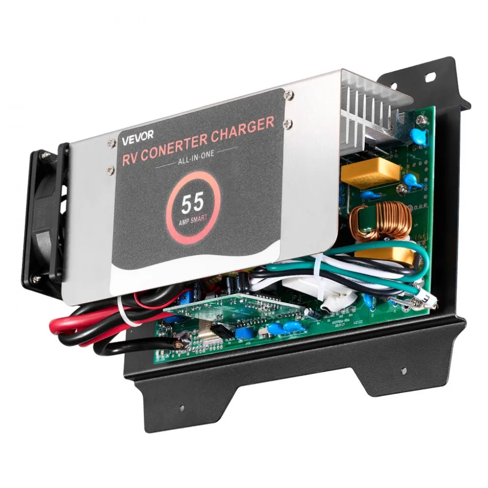 VEVOR WF-8955-AD-MBA RV Power Converter, 55 Amp, DC Main Board Assembly Replacement Unit, Multi-Stage Smart Charge for Lithium Lead Acid Battery, for WF-8955, WF-8955-AD, and Parallax 7145 7155 Series