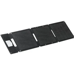 VEVOR 30W Foldable Solar Panel Charger, 16BB N-Type Monocrystalline Solar Panel 24% Efficiency, Ultra-Light Portable with USB-A, USB-A (QC3.0) & Type-C Ports for Camping, Backpacking, Phones, Tablets