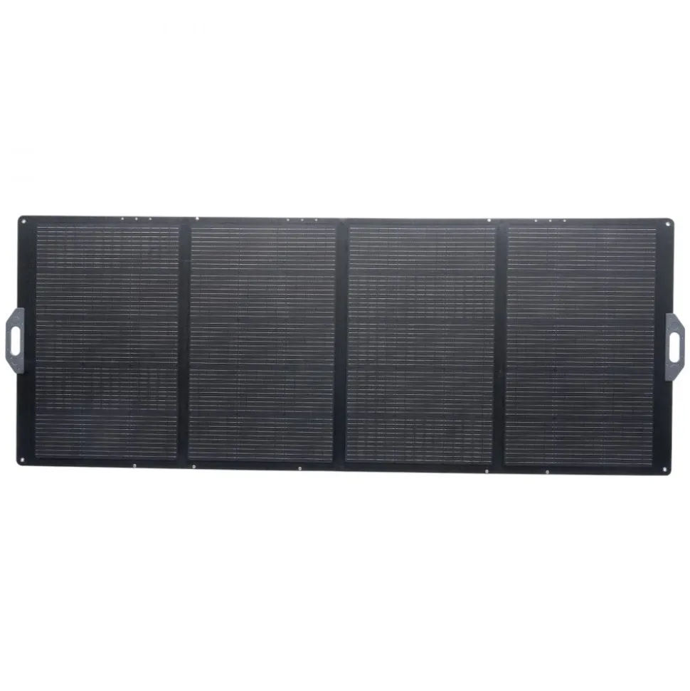 VEVOR 400W Foldable Solar Panel, 24% High-Efficiency Portable Monocrystalline Solar Panel Charger with MC4 Output & 10-in-1 DC Adapter, IP67 Waterproof for Power Stations, Camping, Hiking Trips