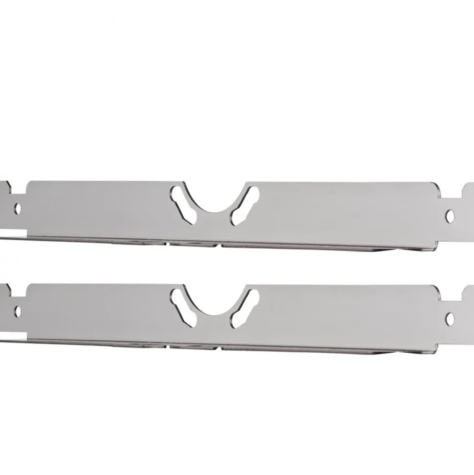 VEVOR Wheel Alignment Tool, 2-Pack Toe Alignment Toe Plates, Stainless Steel Wheel Alignment Tool Plate, Toe Angle Accurate Measurement, Includes 2 Measuring Tapes & Conversion Chart