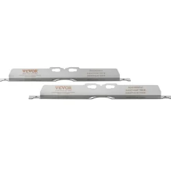 VEVOR Wheel Alignment Tool, 2-Pack Toe Alignment Toe Plates, Stainless Steel Wheel Alignment Tool Plate, Toe Angle Accurate Measurement, Includes 2 Measuring Tapes & Conversion Chart