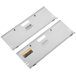 VEVOR Wheel Alignment Tool, 2-Pack Alignment Tool Toe Plates, Stainless Steel Toe Angle Measurement Tool Plate, 4 Alignment Rods and Magnetic Slots, Includes Measuring Tapes & Conversion Chart