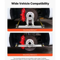 VEVOR Wheel Alignment Tool, 2 PCS Stainless Steel Heavy Duty Toe Alignment Plates with 2 Measuring Tapes, Accurate Automotive Wheel Tools for Home Use, Compatible with Cars, Trucks, SUVs, and Vehicle