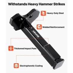 VEVOR Wheel Bearing Hub Removal Tool Kit, Compatible with All Axle Bolt Hubs 5, 6, 8 Lug Hubs Buster Puller, Universal Wheel Hub Shocker, Wheel Hub Buster Tool with Nuts & Washers for Sedan SUV Truck