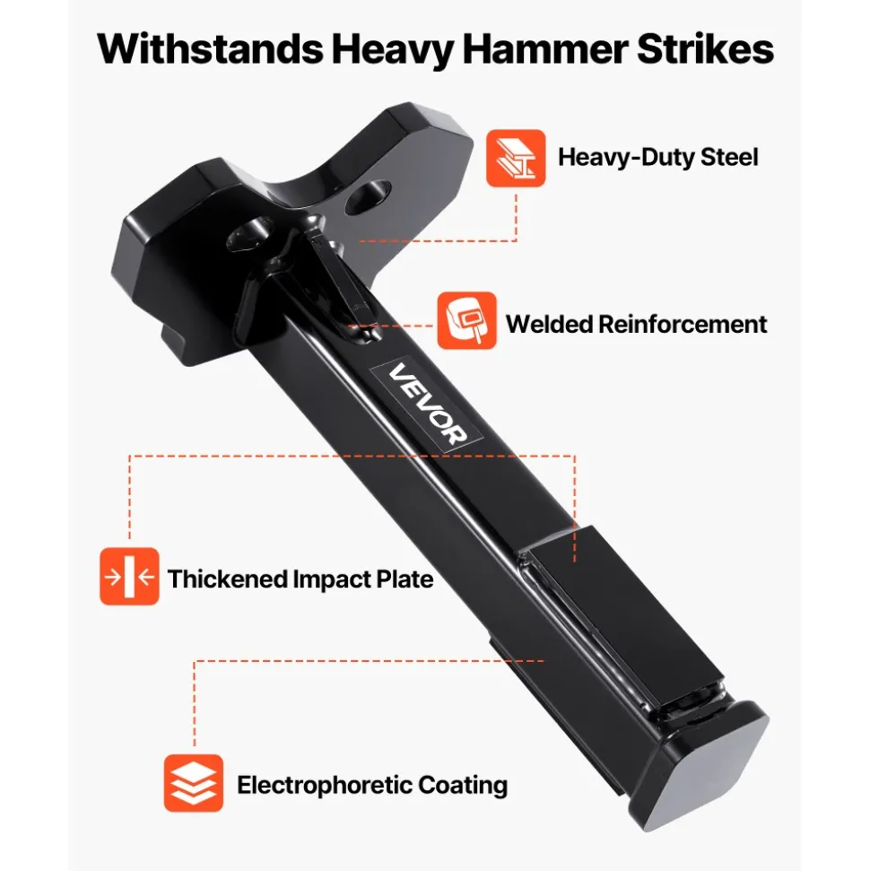 VEVOR Wheel Bearing Hub Removal Tool Kit, Compatible with All Axle Bolt Hubs 5, 6, 8 Lug Hubs Buster Puller, Universal Wheel Hub Shocker, Wheel Hub Buster Tool with Nuts & Washers for Sedan SUV Truck