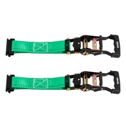 VEVOR Wheel Chock Tie-Down Kit, Tire-Style Trailer Tie Down Strap, Car Tie Down Kit with Flat Hook, Break Strength 10009 lbs & Working Load 3333 lbs Motorcycle Tie-Down System for ATVs, SUVs, Trailers