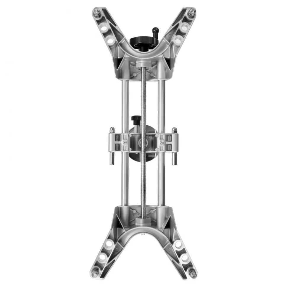 VEVOR Wheel Clamp & Magnetic Adapter, 1 PCS Aluminum Alloy Wheel Alignment Tool for Precise Camber Gauge, Fits 11-25 Inch Rims, Universal Magnetic Gauge Tire Repair Tool for Car Truck SUV Motorcycle