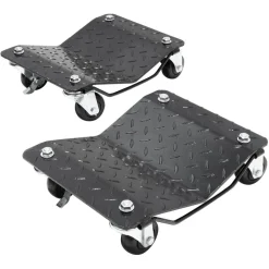 VEVOR Wheel Dolly, 3000 lbs/1360 kg Car Dollies, Wheel Dolly Car Tire Stake Set of 2 Piece, Heavy-duty Car Tire Dolly Moving Cars, Trucks, Trailers, Motorcycles, and Boats