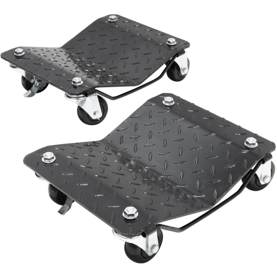 VEVOR Wheel Dolly, 3000 lbs/1360 kg Car Dollies, Wheel Dolly Car Tire Stake Set of 2 Piece, Heavy-duty Car Tire Dolly Moving Cars, Trucks, Trailers, Motorcycles, and Boats