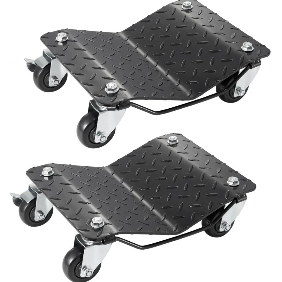 VEVOR Wheel Dolly, 3000 lbs/1360 kg Car Dollies, Wheel Dolly Car Tire Stake Set of 2 Piece, Heavy-duty Car Tire Dolly Moving Cars, Trucks, Trailers, Motorcycles, and Boats