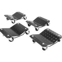 VEVOR Wheel Dolly, 6000 lbs/2722 kg Car Moving Dolly, Wheel Dolly Car Tire Stake Set of 4 Piece, Heavy-duty Car Tire Dolly Cart Moving Cars, Trucks, Trailers, Motorcycles, and Boats