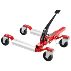 VEVOR Wheel Dolly, Max Capacity 1500 Lbs Car Dolly, Car Jack Dolly Lifter with 360° Rotatable Wheels, Heavy Duty Vehicle Positioning Ratchet Tire Jack, for Vehicle Car Auto Repair Moving, Set of 4