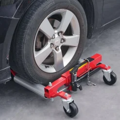 VEVOR Wheel Dolly, Max Capacity 1500 Lbs Car Dolly, Car Jack Dolly Lifter with 360° Rotatable Wheels, Heavy Duty Vehicle Positioning Hydraulic Tire Jack, for Vehicle Car Auto Repair Moving