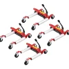 VEVOR Wheel Dolly, Max Capacity 1500 Lbs Car Dolly, Car Jack Dolly Lifter with 360° Rotatable Wheels, Heavy Duty Vehicle Positioning Hydraulic Tire Jack, for Vehicle Car Auto Repair Moving, Set of 4