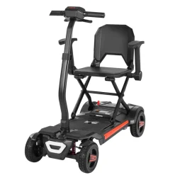 VEVOR 4-Wheel Electric Mobility Scooter for Adults & Seniors, Integrated Automatic Folding Mobility Scooter with Remote Control, NFC Keys & Long Range, 265LBS Loading Travel Wheelchair
