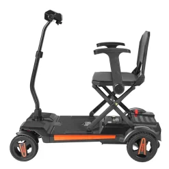 VEVOR 4-Wheel Electric Mobility Scooter for Adults & Seniors, Integrated Automatic Folding Mobility Scooter with Remote Control, NFC Keys & Long Range, 265LBS Loading Travel Wheelchair