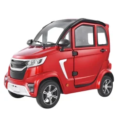 VEVOR 4-Wheel Enclosed Mobility Scooter for Seniors Adults, 660lbs Capacity, 3-Seater 2000W Electric Recreational Mobility Scooter 45 Miles Long Range, Remote Unlock, All-Terrain for Touring Shopping