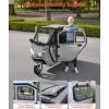 VEVOR 3-Wheel Enclosed Mobility Scooter for Seniors Adults, 650lbs Capacity, 3-Seater 1500W Electric Recreational Mobility Scooter 37 Miles Long Range, Remote Unlock, All-Terrain for Shopping Touring