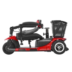VEVOR 3 Wheel Folding Mobility Scooter for Adults & Seniors, Heavy-Duty Electric Powered Mobility Scooter & 12 Mile Long Range, All Terrain Travel Wheelchair with 9° Climbing Capacity, 265lb Capacity