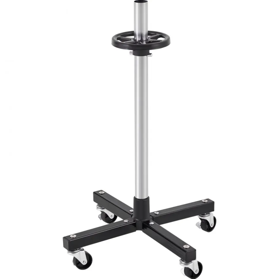 VEVOR Wheel Rack on Casters, Robust Steel Wheel Stand for 4 Wheel and Rim Combinations, Compact & Portable Tire Storage for Tires as Wide as 225mm, Supports up to 220LBS Weight, Perfect for Garage Workspace