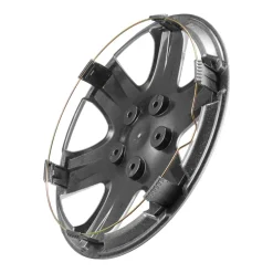 VEVOR Wheel Rim Cover Hubcaps, 15 in Diameter, Sturdy & Durable Scratch-Resistant Hubcap with Snap & Valve Nozzle Hole, ABS & PC Hubcap with High Rigidity & Less Wind Drag, Fits for All Weather Use