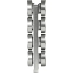 VEVOR 8 Wheel Trolley Assembly Rollers, 4 Pcs 3000 lbs Load, Dual Bearing Trolley Assembly for 1-5/8