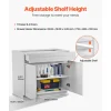 VEVOR White Shaker Base Cabinet with Drawer, 30-Inch Unassembled Drawer Base Cabinet, 30" W x 24" D x 34.5" H Ready to Assemble Cabinet with Soft-Close Doors and Adjustable Shelf, for Home Office
