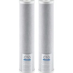 VEVOR Whole House Water Filter Replacement Cartridge, 4.5" x 20" Coconut Shell Activated Carbon KDF Filter for Whole Home Water Filtration System, Reduce Heavy Metal, Chlorine, Taste, Odor