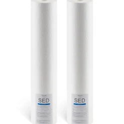 VEVOR Whole House Water Filter Replacement Cartridge, 4.5" x 20" Polypropylene Sediment Filter for 3-Stage Whole Home Water Filtration System, Reduce Sand, Rust, Chlorine, Bad Taste, Odor