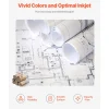 VEVOR Wide Format Paper, 24 in x 300 ft Plotter Roll, 2 Rolls CAD Bond Rolls with 2 in Core, 20 LB Bond Paper Rolls, Ideal for CAD Drawings, Engineering Plans, GIS Maps, and Architectural Designs