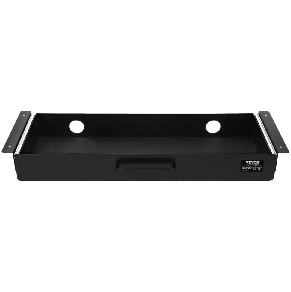 VEVOR 22" Wide Under Desk Drawer Slide Out, Under Desk Mounted Pull-out Drawer Attachment, Hidden Desktop Storage Organizer, Under Table Pencil Drawer for office Home Sit Stand Workstation, 25x9x3 in