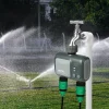 VEVOR WiFi Sprinkler Timer, 2 Outlets, Smart Hose Faucet Water Timer with Brass Inlet, APP Control via 2.4Ghz WiFi or Bluetooth, Voice Control with Alexa and Google Assistant, IPX6 for Yard Watering