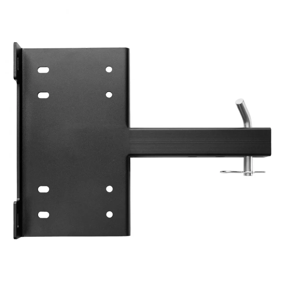 VEVOR Winch Mount, 15000 lbs / 6803 kg Load Capacity, Trailer Hitch Winch Mount with 50.8 mm Receiver, 2 Mounting Hole Design, Powder Coated Steel, Suitable for ATV UTV Pickup Truck, Black