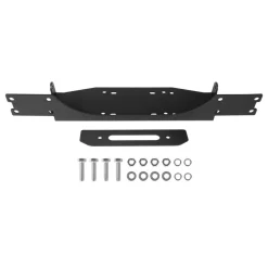 VEVOR Winch Mount, Winch Capacity of 12000 lbs / 5443 kg, Trailer Hitch Winch Mount for Select Jeep Wrangler JL/JLU & Gladiator JT Model (2018-2023), 2 Mounting Hole Design, Powder Coated Steel, Black