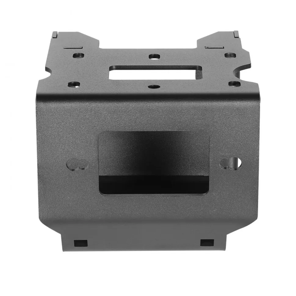 VEVOR Winch Mount, Winch Capacity of 2000-3600 lbs, Trailer Hitch Winch Mount for Select Polaris Sportsman Models (2009 and Newer), 2 Mounting Hole Design, Powder Coated Steel, Fit for Desert Rescue