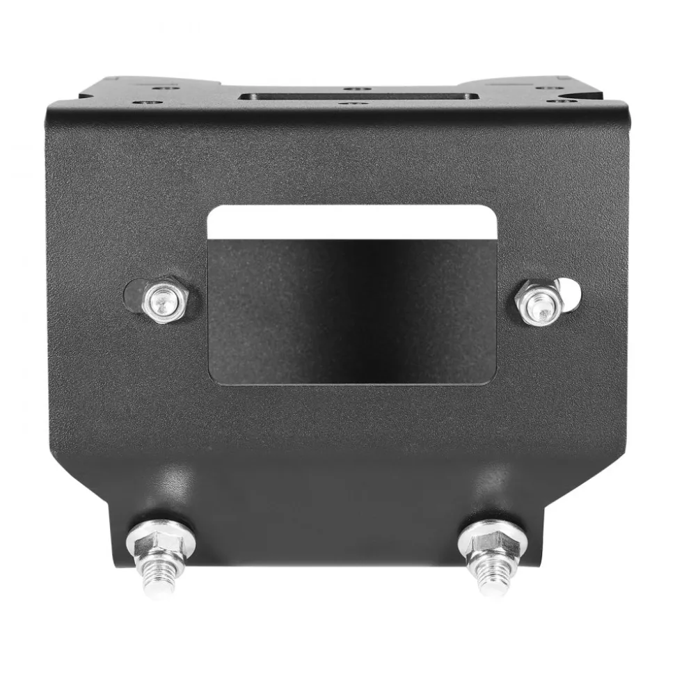 VEVOR Winch Mount, Winch Capacity of 2000-3600 lbs, Trailer Hitch Winch Mount for Select Polaris Sportsman Models (2009 and Newer), 2 Mounting Hole Design, Powder Coated Steel, Fit for Desert Rescue
