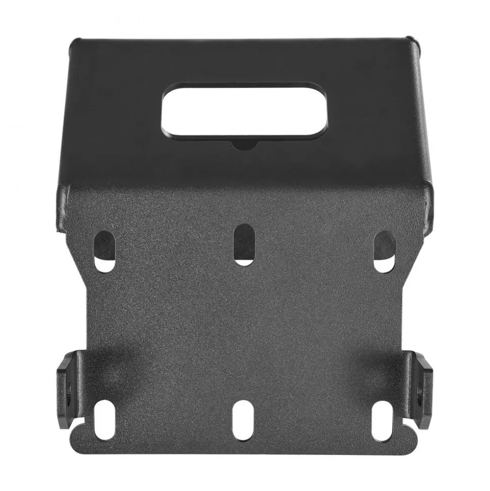 VEVOR Winch Mount, Winch Capacity of 2000-3600 lbs, Trailer Hitch Winch Mount for Select Honda Foreman and Rancher Rubicon Models (2014-2021), 2 Mounting Hole Design, Powder Coated Steel, Black