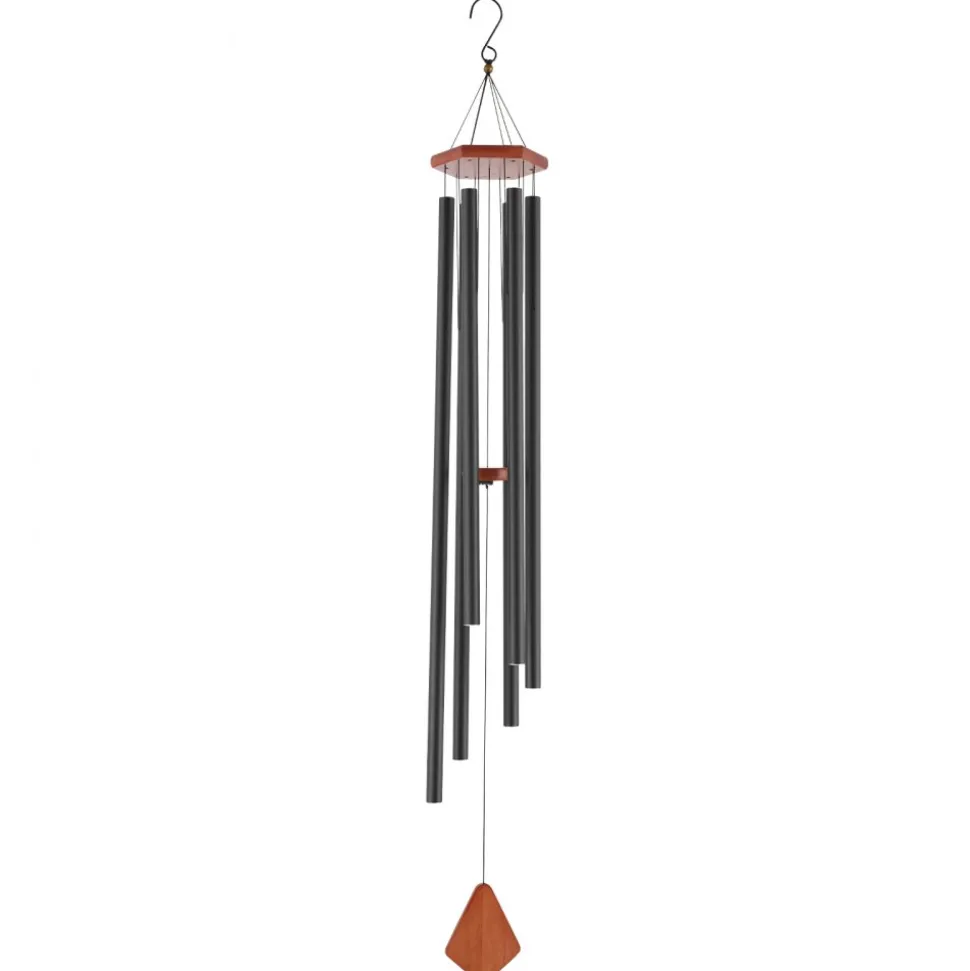 VEVOR Wind Chimes for Outside, 60 in, Deep Tone Wind Chimes with 6 Tubes, Unique Large Memorial Wind Chimes for Anniversary, Amazing Outdoor Decor for Your Patio, Porch, Garden and Backyard, Black