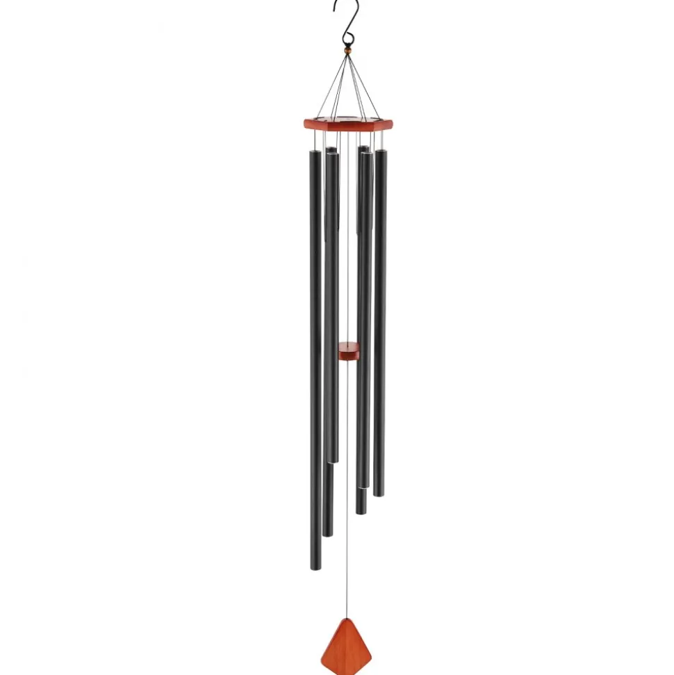 VEVOR Wind Chimes for Outside, 60 in, Deep Tone Wind Chimes with 6 Tubes, Unique Large Memorial Wind Chimes for Anniversary, Amazing Outdoor Decor for Your Patio, Porch, Garden and Backyard, Black