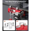 VEVOR Wireless Electric Hoist, 440 lbs 110V Electric Steel Wire Winch with Wireless Remote Control, 40ft Single Cable Lifting Height & Pure Copper Motor, for Garage Warehouse Factory