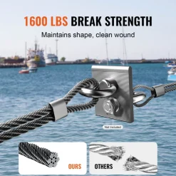 VEVOR Wire Rope Kit, 1/8