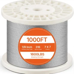 VEVOR Wire Rope Kit, 1/8