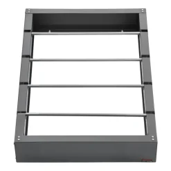 VEVOR Wire Spool Rack, 4 Adjustable Rods, Cold-Rolled Steel Wire Spool Holder Wall Mounted for Multi-Spools, Wiring Storage, 150 lbs Capacity Cable Dispenser, for Electrical Industrial Retail Use
