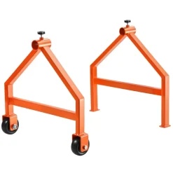 VEVOR Wire Spool Rack, 220 lbs Load Capacity, Portable Cable Caddy, Moveable Wire Rack with Wheels, Spool Holder, Up to 29.9 in Diameter, for Electrical Industrial and Retail Use, Working Efficiency