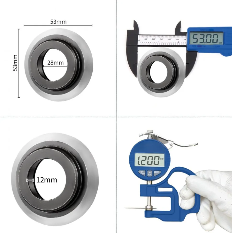 VEVOR Wire Stripper Blades 4 Pack of Replacement Blades, High-temperature Quenching and High-quality Alloy Pipe Cutter Blades, for Stripping Scrap Copper Wires, Model HXSMS-26 Wire Stripping Machines